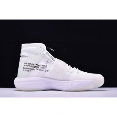 Nike Erkek React Hyperdunk 2017 Flyknit Beyaz Basketbol Ayakkabısı Türkiye - UQ4GUCC6